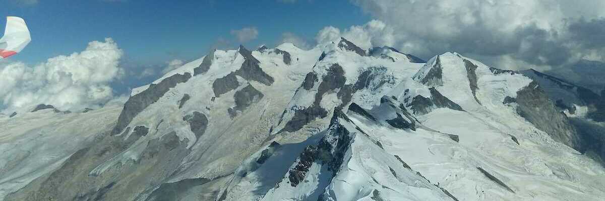 Flugwegposition um 14:14:17: Aufgenommen in der Nähe von Visp, Schweiz in 4290 Meter